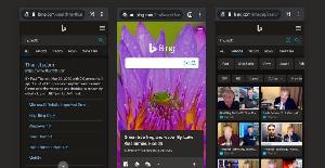 El motor de búsqueda Bing activa el modo oscuro en iOS y Android