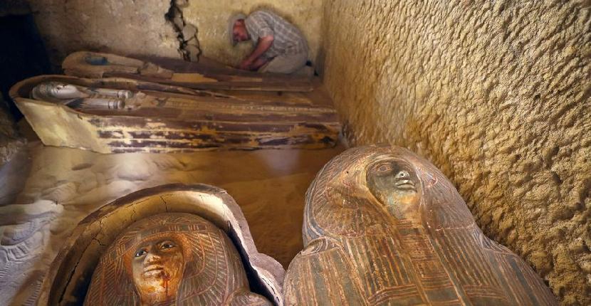 Una tumba de 4500 años descubierta cerca de la pirámide de Giza